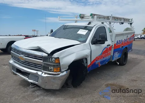 2016 Chevrolet Silverado 2500Hd Wt из США, поврежденный, VIN 1GB0CUEGXGZ280914
